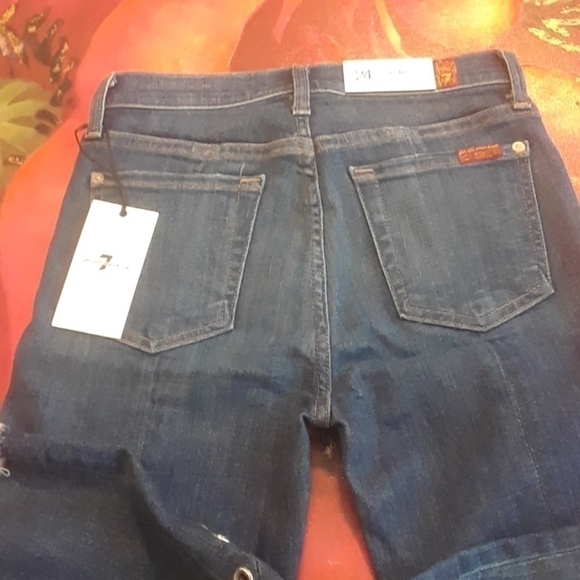 7 For All Mankind edie Jeans Size 24 - Picture 6 of 11